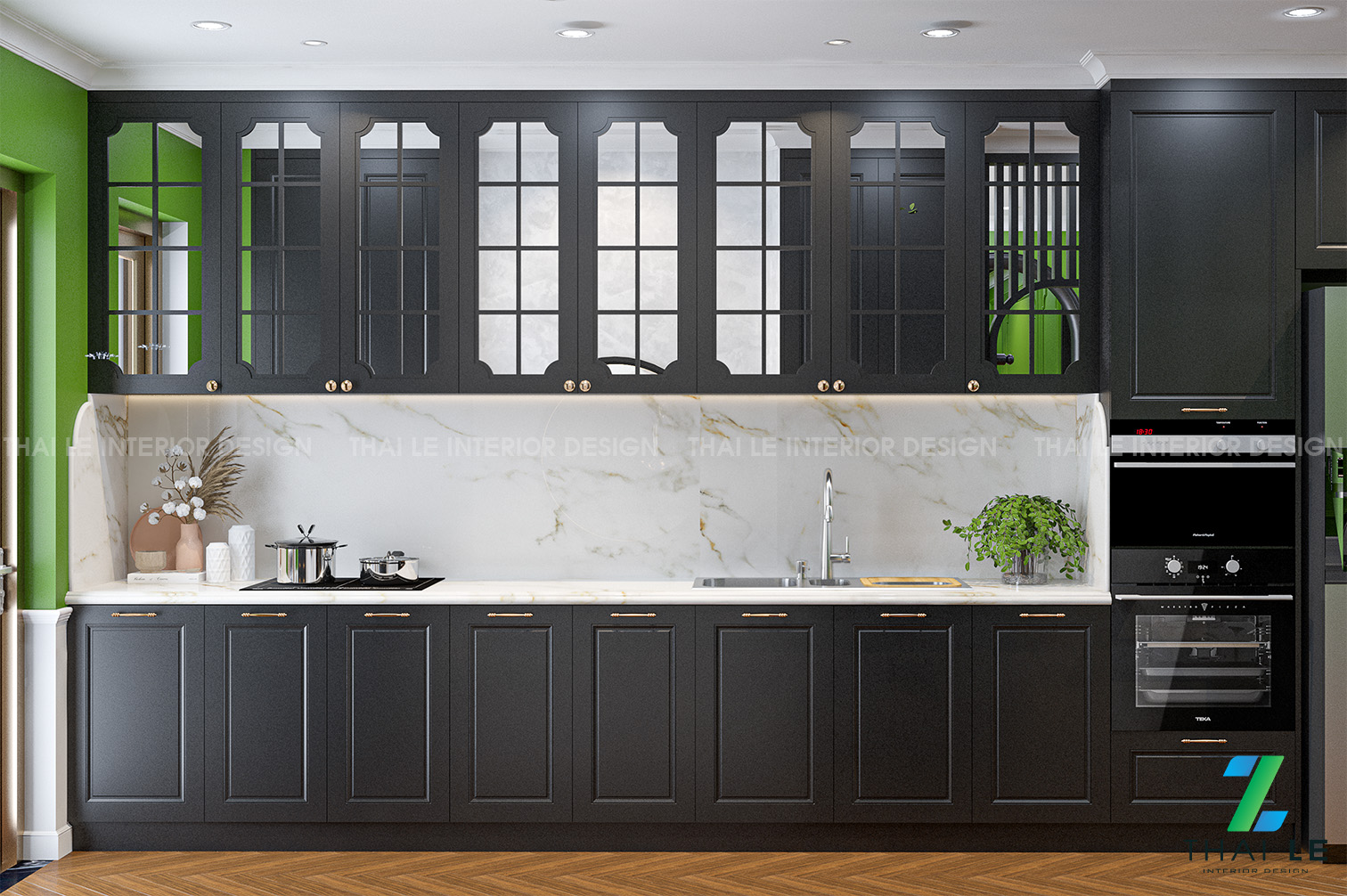 Thiết kế nội thất căn hộ The Horizon Q.7 - 123m2